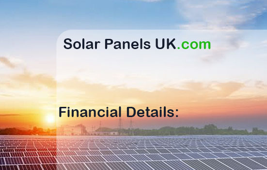 Solar Potential Financial Details | Solar Panels UK: